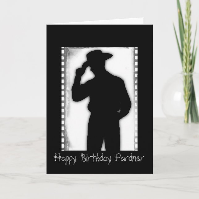 Birthday Cowboy Card (Front)