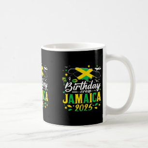 Birthday Crew Jamaica 2025 Family Cruise Vacation  Coffee Mug