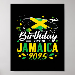 Birthday Crew Jamaica 2025 Family Cruise Vacation  Poster