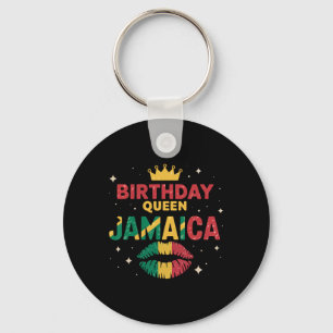 Birthday Crew Jamaica 2025 Sungles Girl Party Matc Keychain
