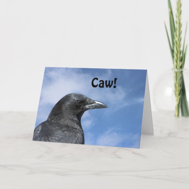 Birthday Crow Card (Front)