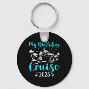 Birthday Cruise 2025 Ship Boat Party - Uni-kids, T Keychain