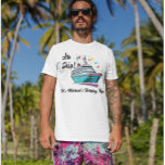 Birthday Cruise Aw Ship Funny Group T-Shirt<br><div class="desc">This design may be personalized in the area provided by changing the photo and/or text. Or it can be customized by clicking Personalize this Template and then choosing the click to customize further option and delete or change the colour of the background, add text, change the text colour or style,...</div>