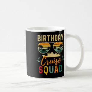 Birthday Cruise Shirts 2025 Squad Family Vacation Coffee Mug