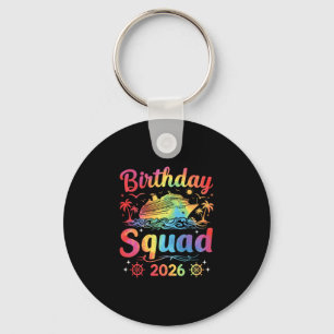 Birthday Cruise Squad 2026 Cruise Birthday Party V Keychain