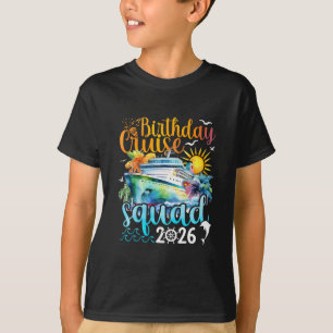 Birthday Cruise Squad 2026 Cruise Birthday Party V T-Shirt