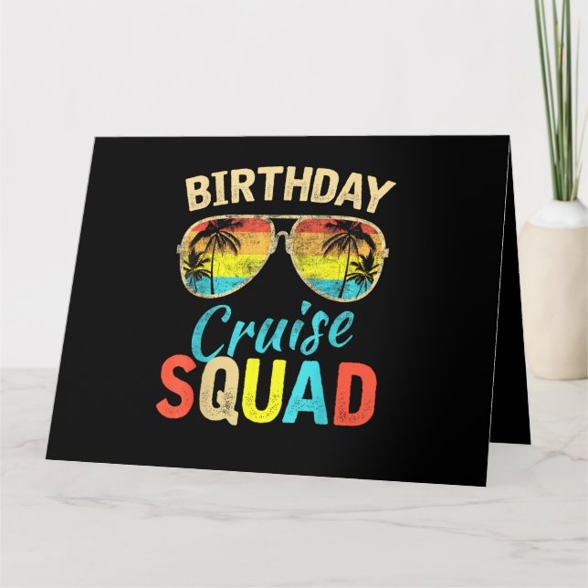 Birthday Cruise Squad Card (Front)