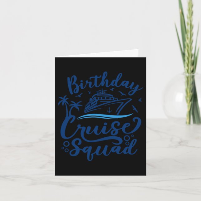 Birthday Cruise Squad Card (Front)