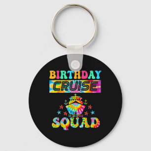 Birthday Cruise Squad Cruising Vacation Matching F Keychain
