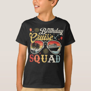 Birthday Cruise Squad Group Family Matching Boy T-Shirt