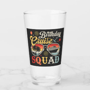 Birthday Cruise Squad Group Family Matching DK Glass