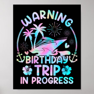 Birthday Cruise Squad Making Memories Together Men Poster