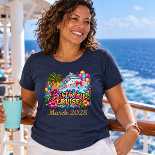 Birthday Cruise Tri-Blend Shirt