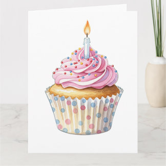 Birthday Cupcake Card (inside blank)