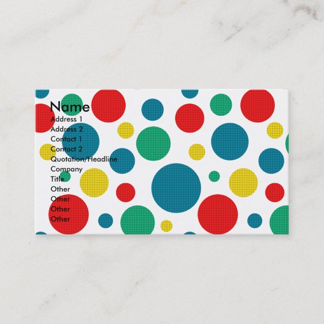 Birthday Cupcake - GoldenDoodle Business Card (Front)