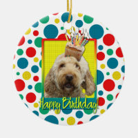 Birthday Cupcake - GoldenDoodle