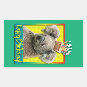 Birthday Cupcake - Koala Sticker