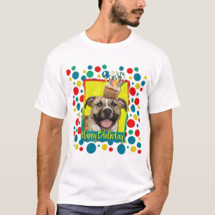 Birthday Cupcake - Pitbull - Tigger T-Shirt