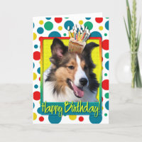 Birthday Cupcake - Sheltie