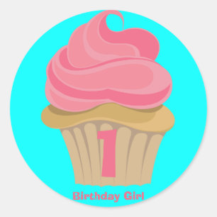 Birthday Cupcake Sticker