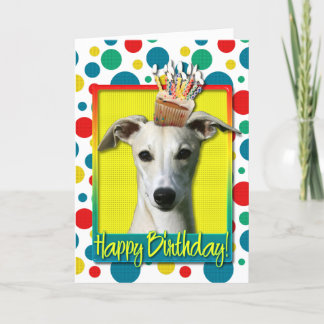 Birthday Cupcake - Whippet Card