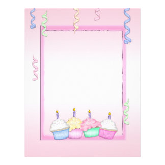 Birthday Letterhead, Custom Birthday Letterhead Templates