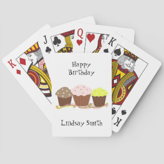 Birthday Cupcakes Playing Cards