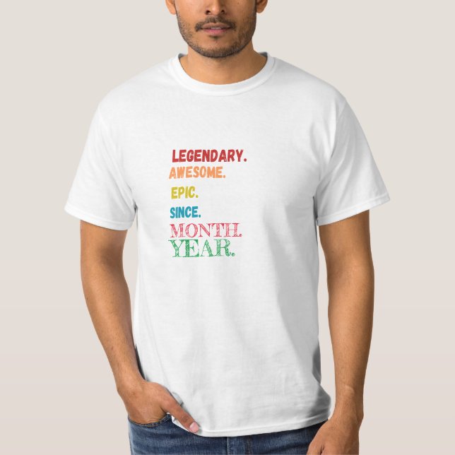 Birthday custom T-Shirt (Front)