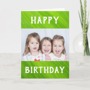 Birthday Dad World's Best Ever Kids Photo Card