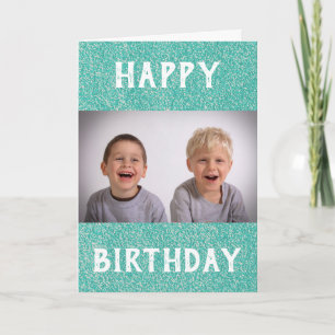 Birthday Dad World's Best Ever Kids Photo Card