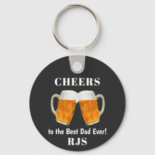 Birthday Dad World's Best Ever Monogram Keychain