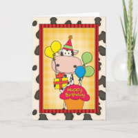 Birthday Dairy Cow
