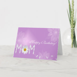 Birthday Daisy for Mom Card
