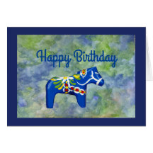 Birthday Dala Horse