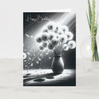 Birthday Dandelion Bunch