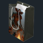 Birthday Demogorgon Creatures By a Campfire Medium Gift Bag<br><div class="desc">A majestic demogorgon creature standing near a roaring campfire, surrounded by a group of tiny demogorgon creatures sitting in the enchanting moonlight, evokes a sense of wonder and curiosity.
Backside text can be changed or deleted.</div>