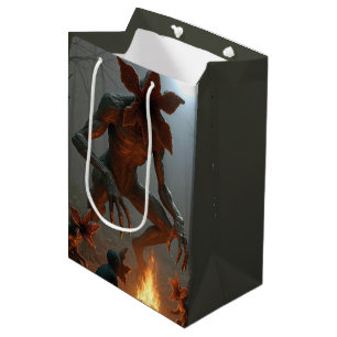 Birthday Demogorgon Creatures By a Campfire Medium Gift Bag
