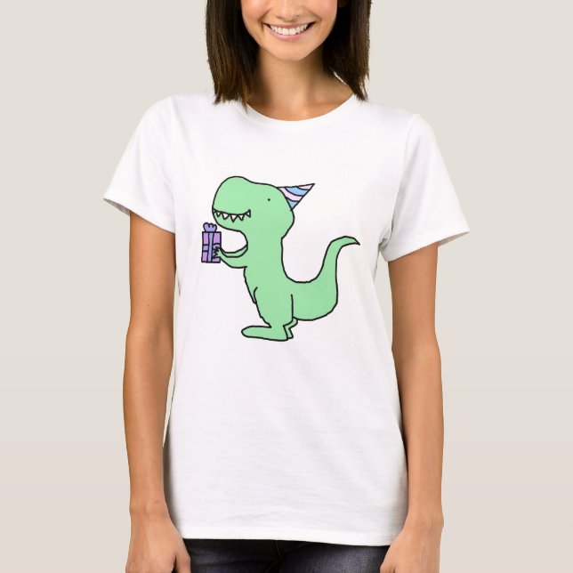 Birthday Dinosaur T-Shirt (Front)