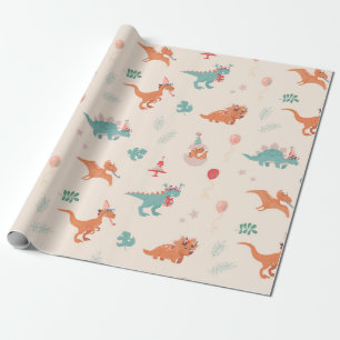 Birthday Dinosaur!  Wrapping Paper