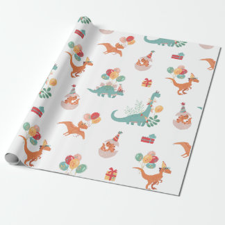 Birthday Dinosaur! Wrapping Paper