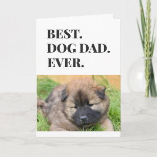 Birthday Dog Dad World's Best Ever Pet Photo Card