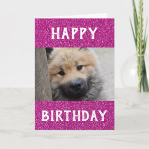Birthday Dog Mom World's Best Ever Pet Photo Card