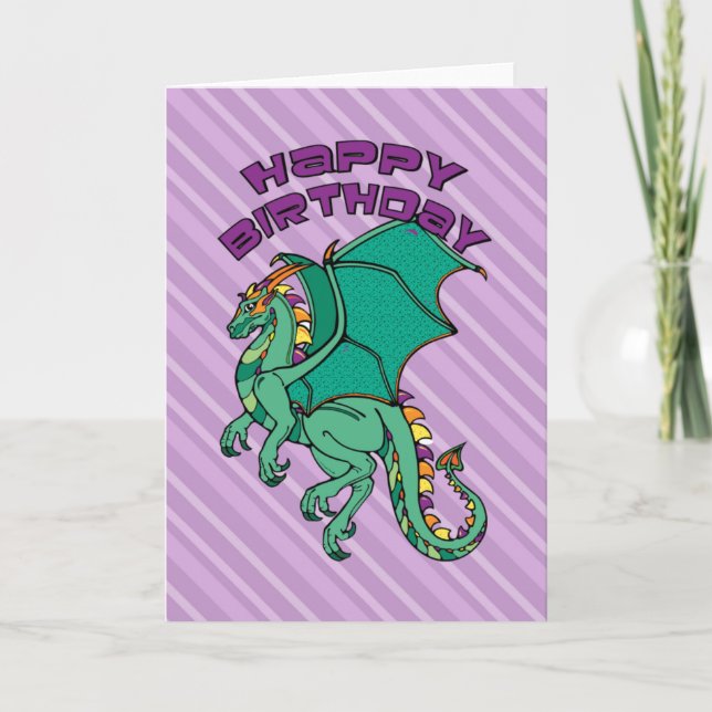 Birthday Dragon Card (Front)