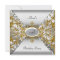 Birthday Elegant Silver Gold Party 50th