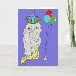 Birthday Elephant Card