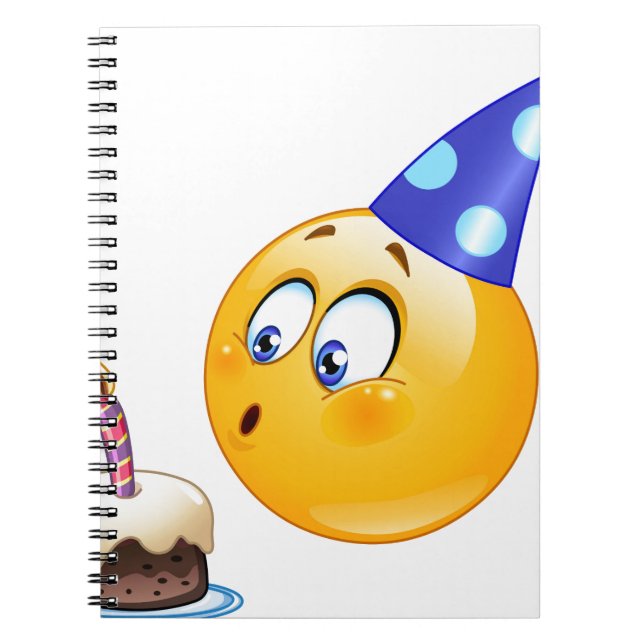 birthday emoji notebook (Front)