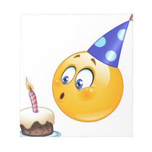 birthday emoji notepad