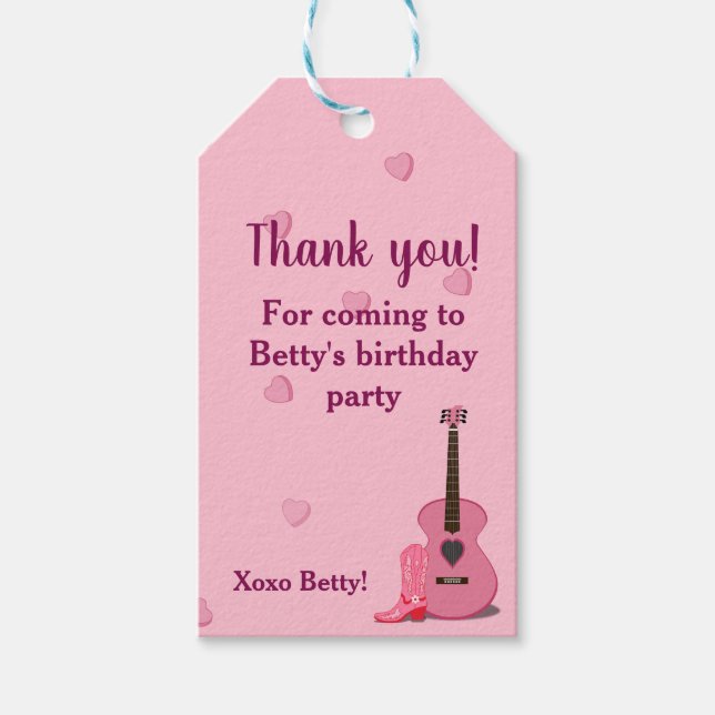 Birthday Era gift tag (Front)
