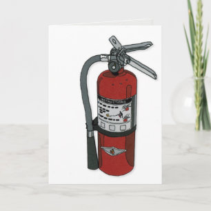 "birthday extinguisher" greeting card