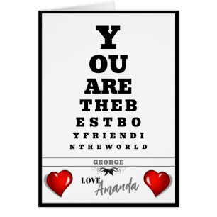 Birthday Eye Chart-Fun-Heart-Personalize-Man-